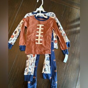 Carter's Football Pajama Sets size 4